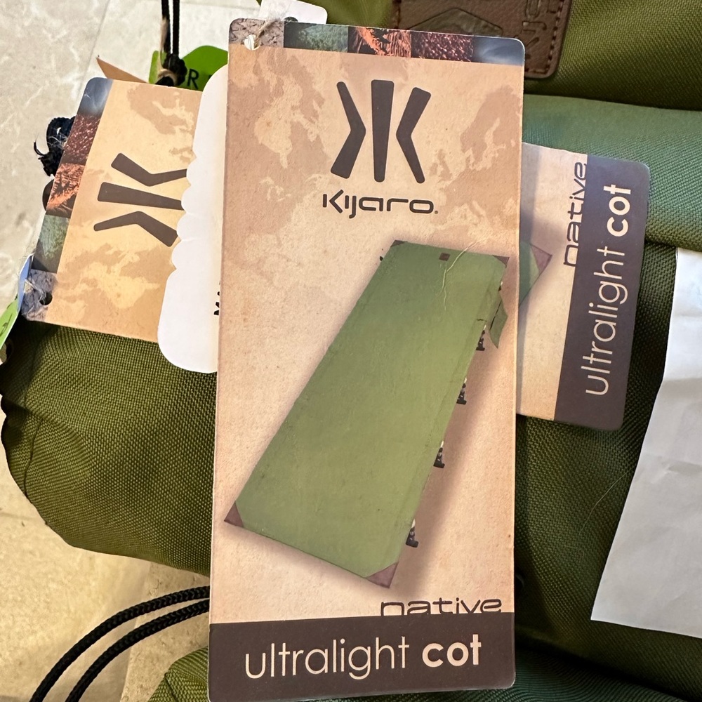 NWT KIJARO Native Ultralight Camping Cot⛺️